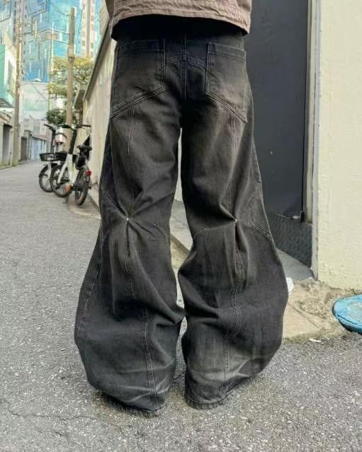 喇叭牛仔褲 unisex