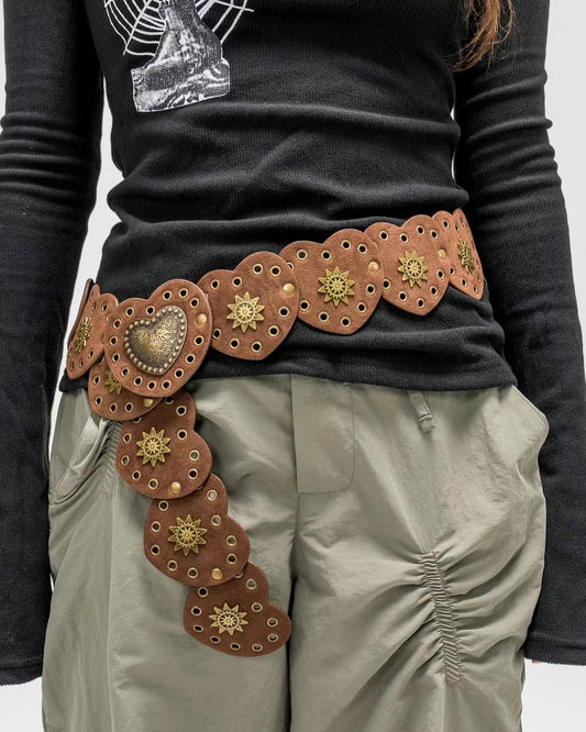 Vintage heart belt