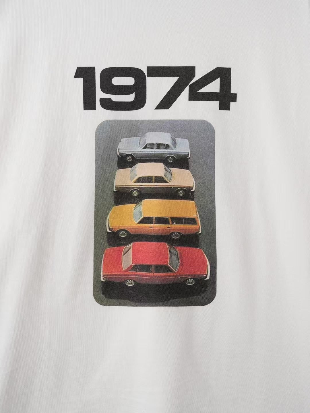 1974復古汽車短袖T恤