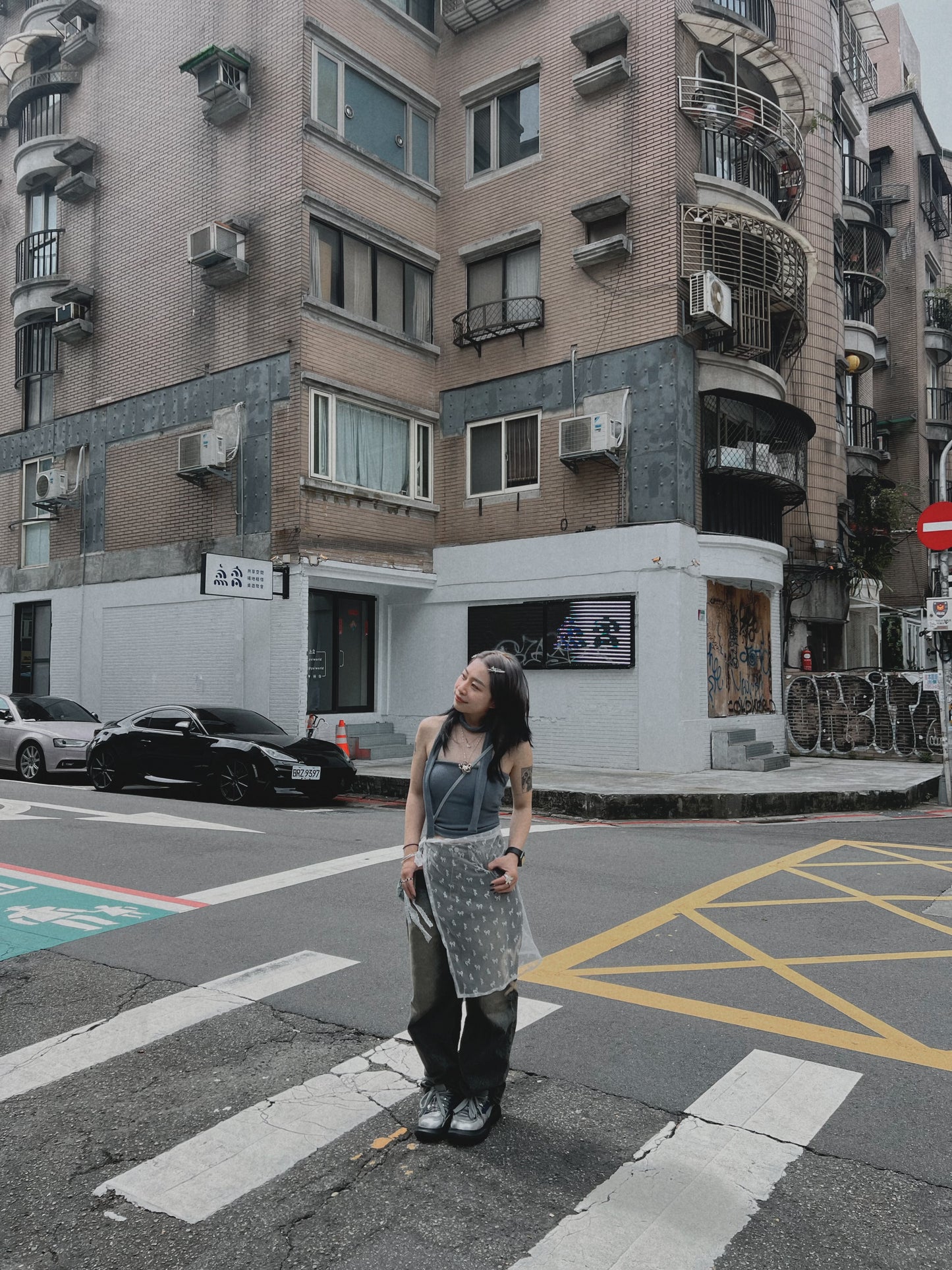 女裝心心牛仔褲