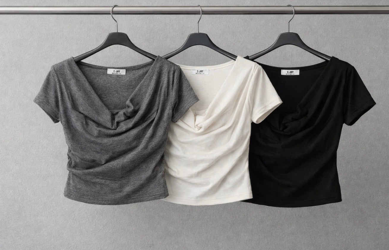 Knot Front V-Neck Top