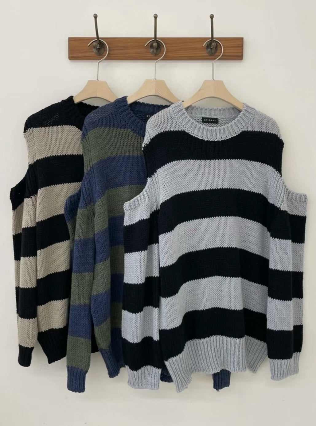 stripe knit top
