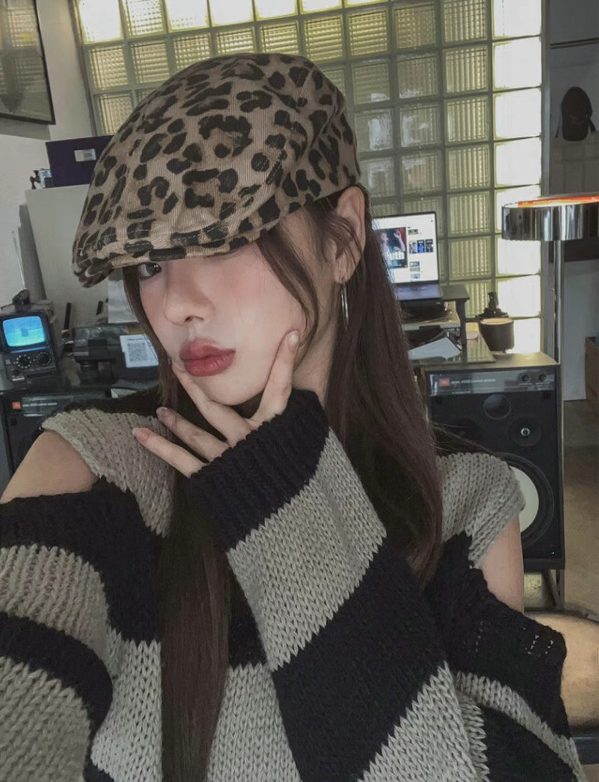 stripe knit top