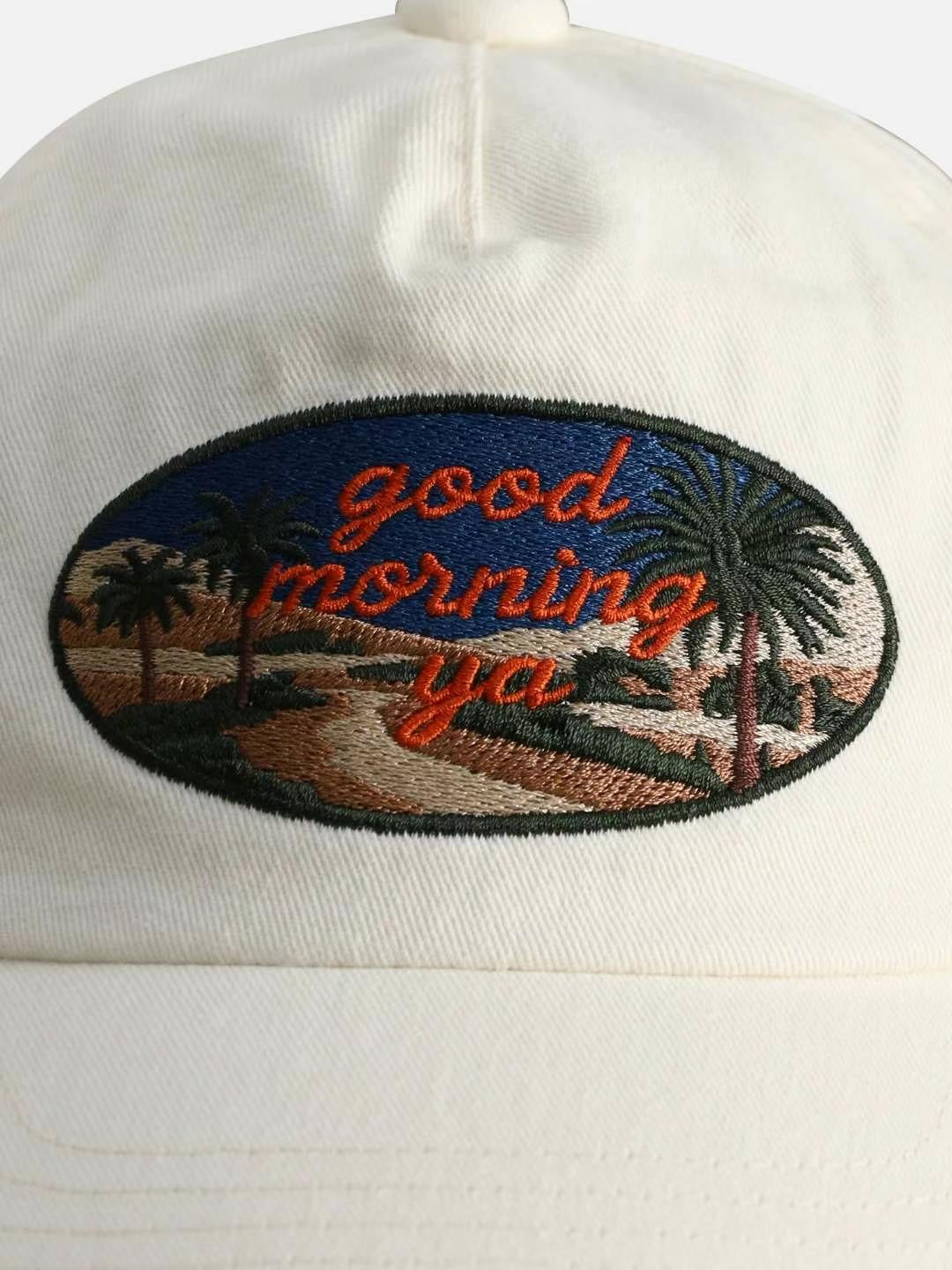 Embroidered baseball cap