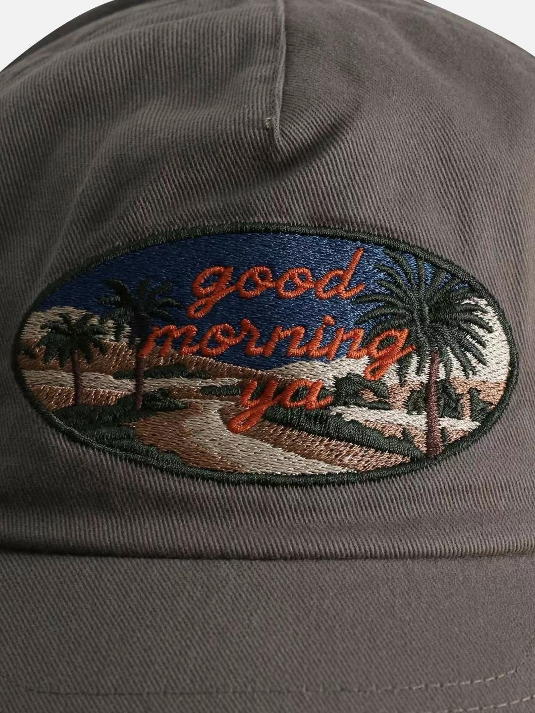 Embroidered baseball cap