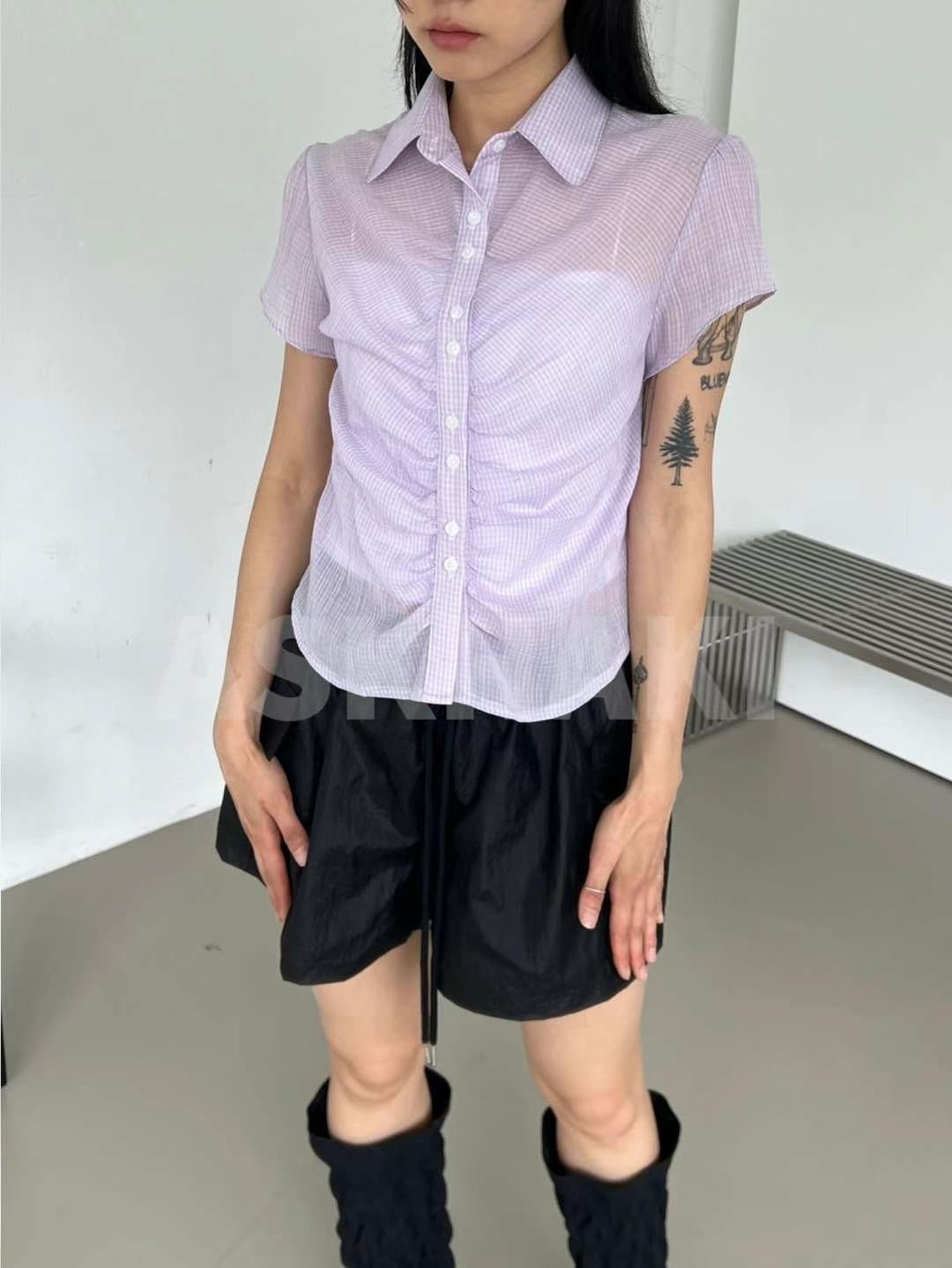 Mini Check Sailor Shirt