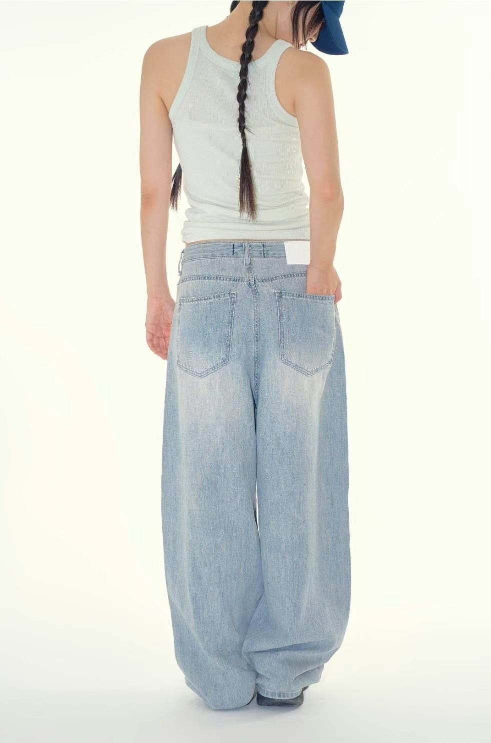 Dust-Wash Denim Jeans