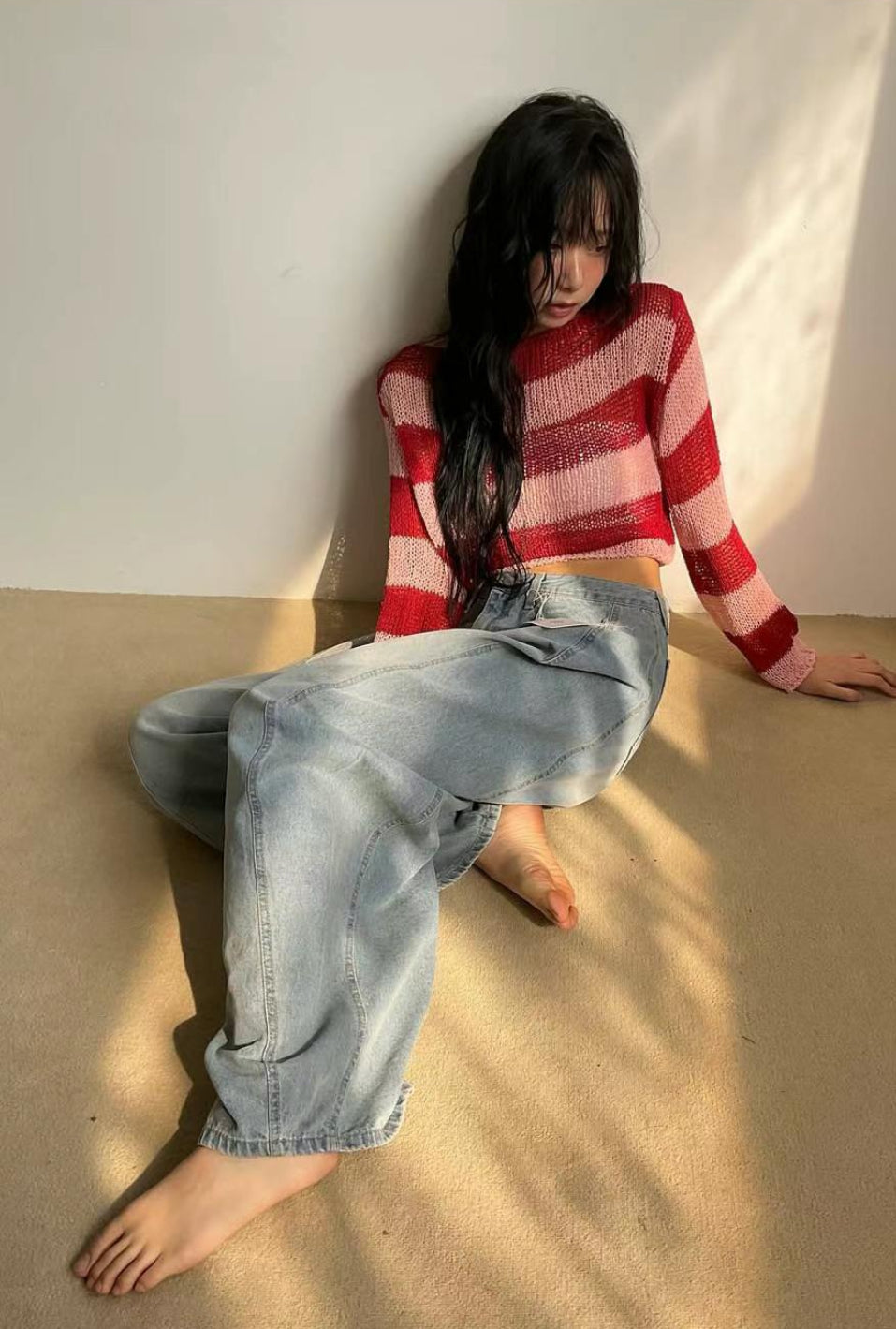 Stripe Short Knit