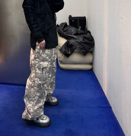 UNISEX 迷彩工裝褲