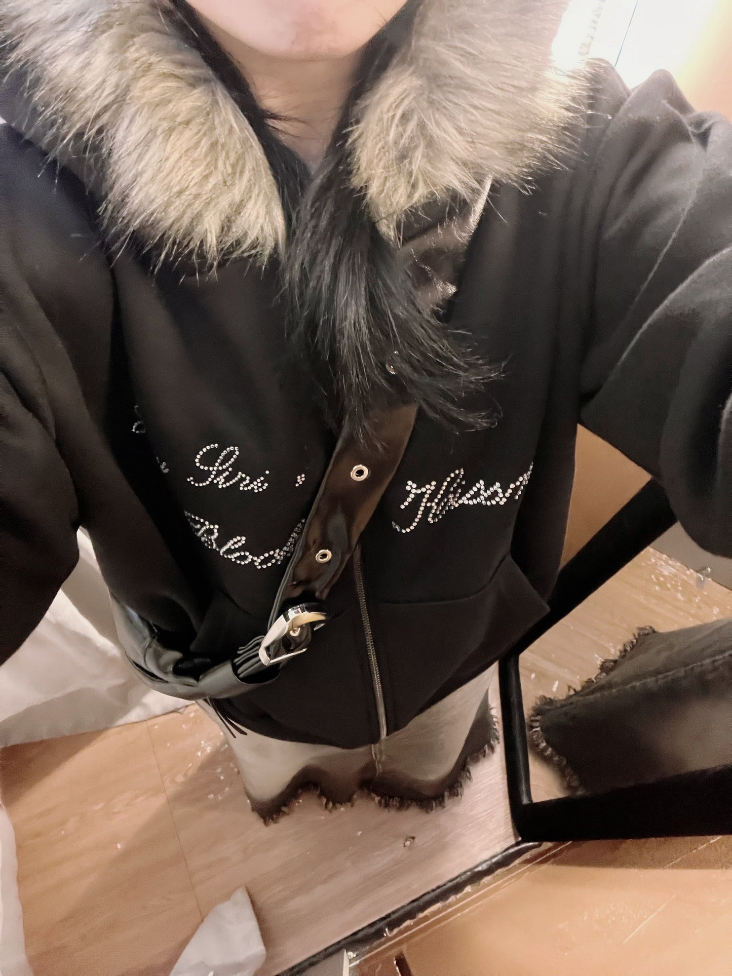 毛毛帽JACKET