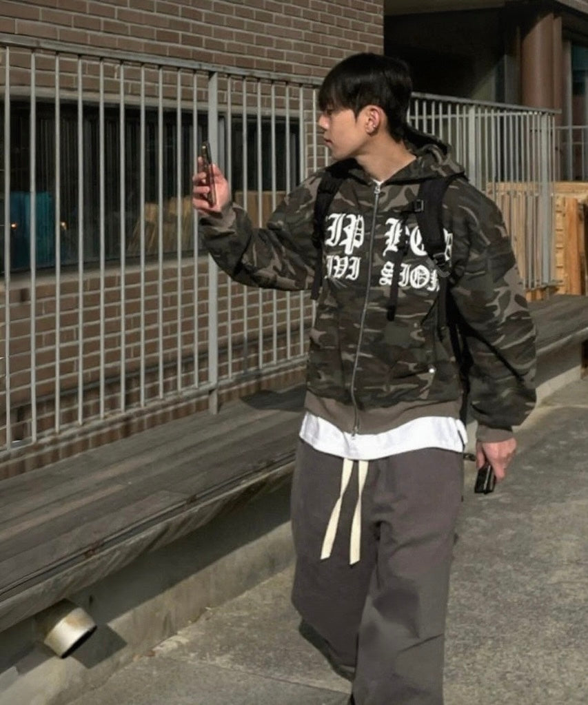 Camo Fur-Hood Parka