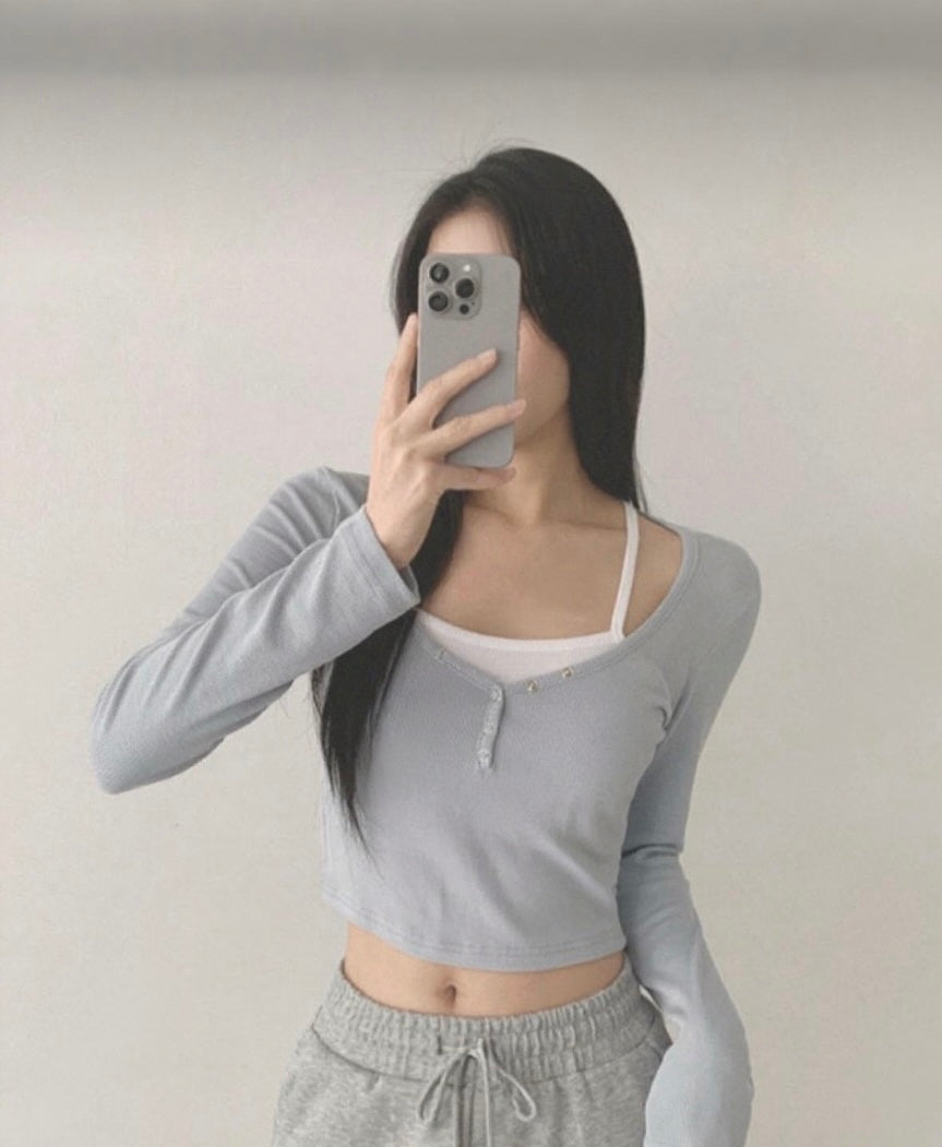 Layered Long Sleeve T-Shirt