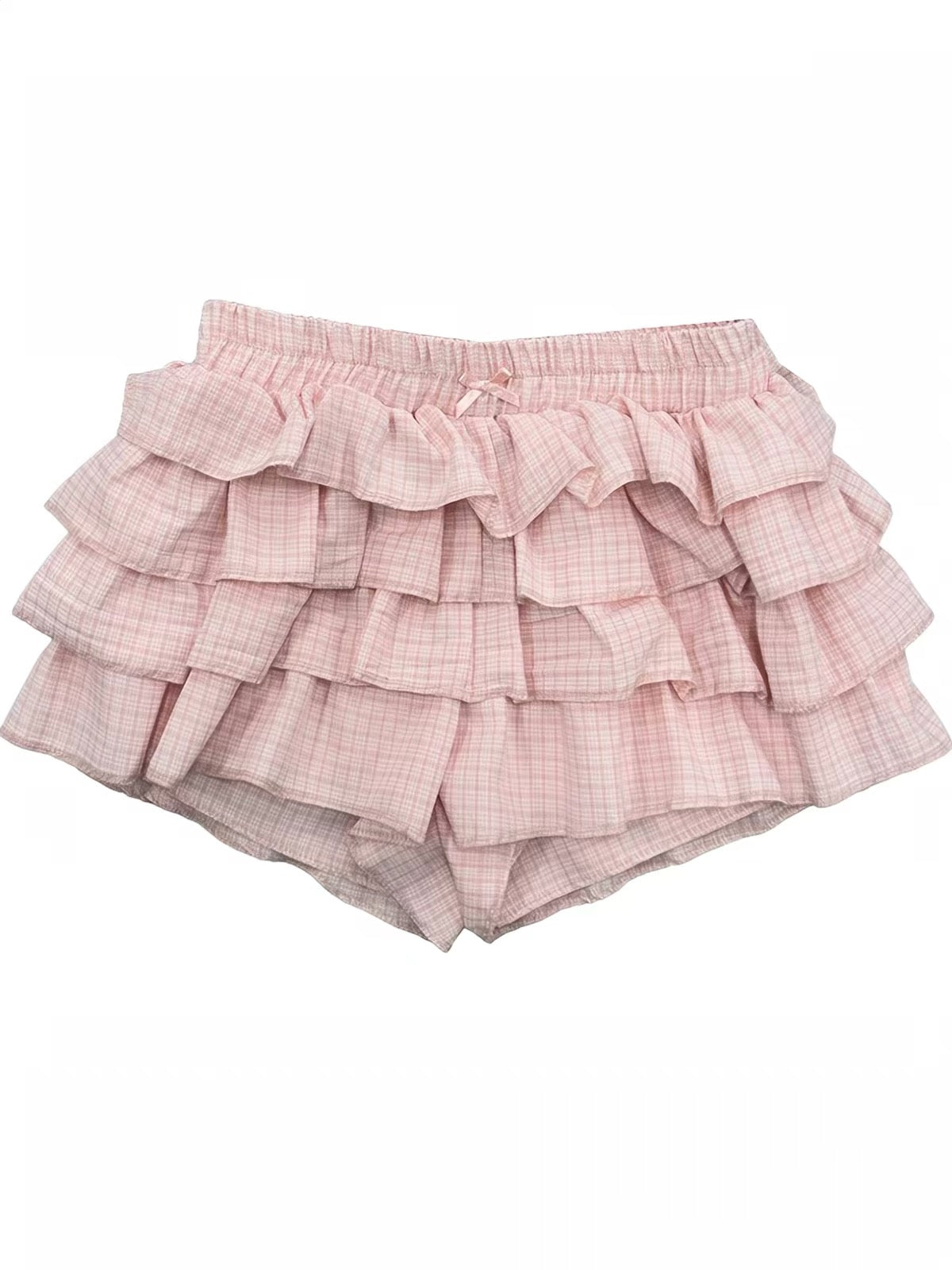 Plaid Tiered Skort