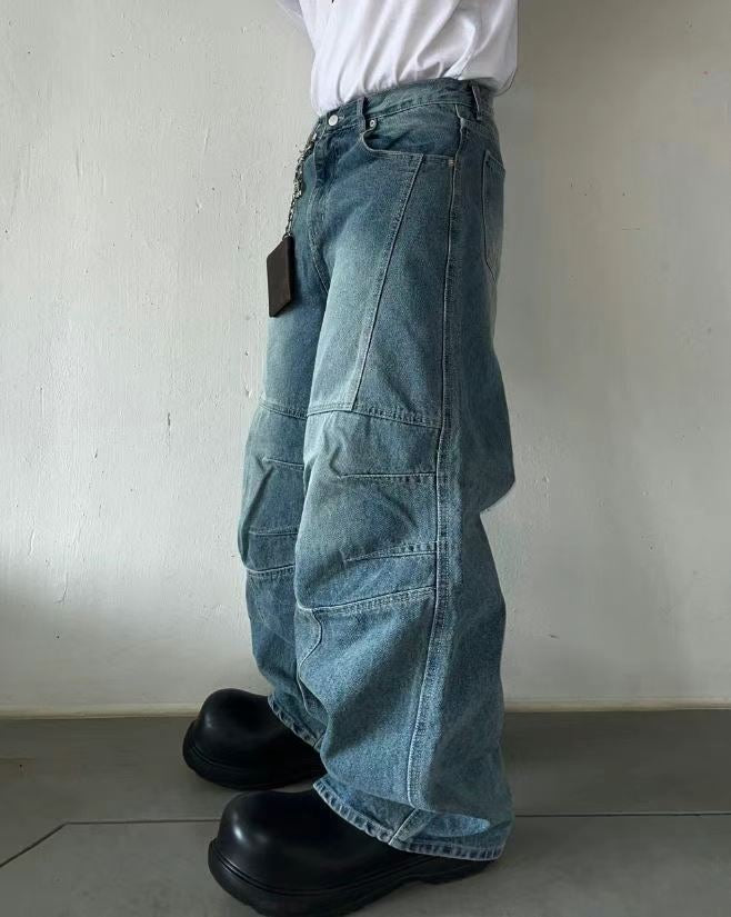 UNISEX 版型超好牛仔褲