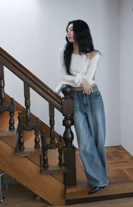 Dust-Wash Denim Jeans