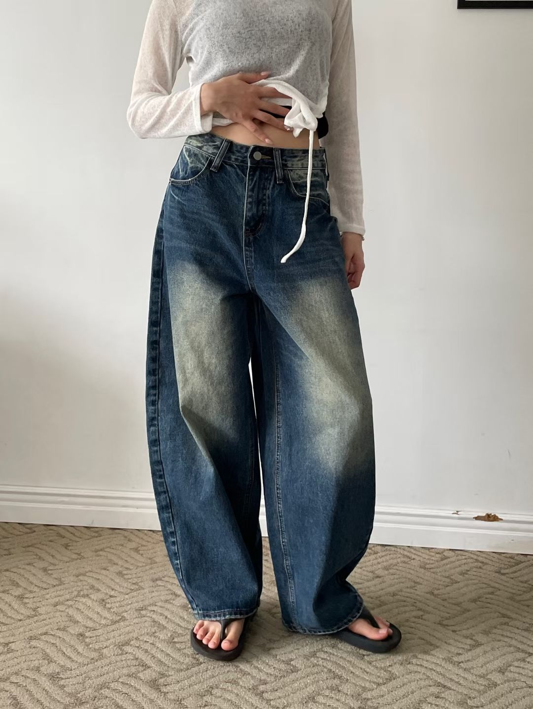 Wide Pocket Jeans