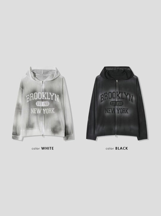 Brooklyn Mesh Zip-Up Hoodie