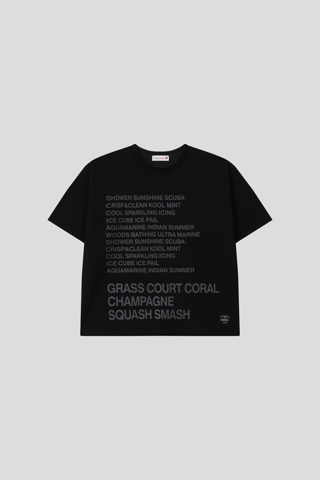 Text Print Cropped T-Shirt