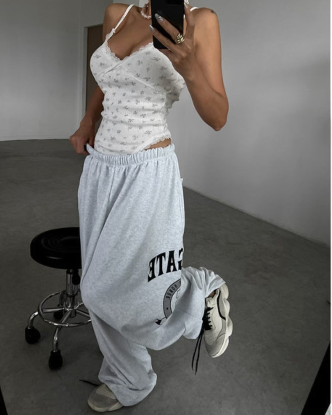 Logo Wide Sweatpants