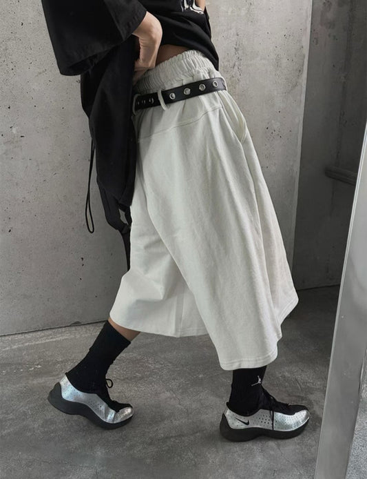 Cross Belt Bermuda Shorts