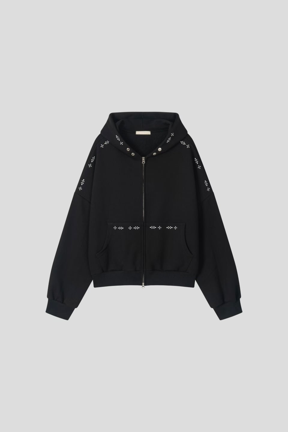 Stud Zip Hoodie