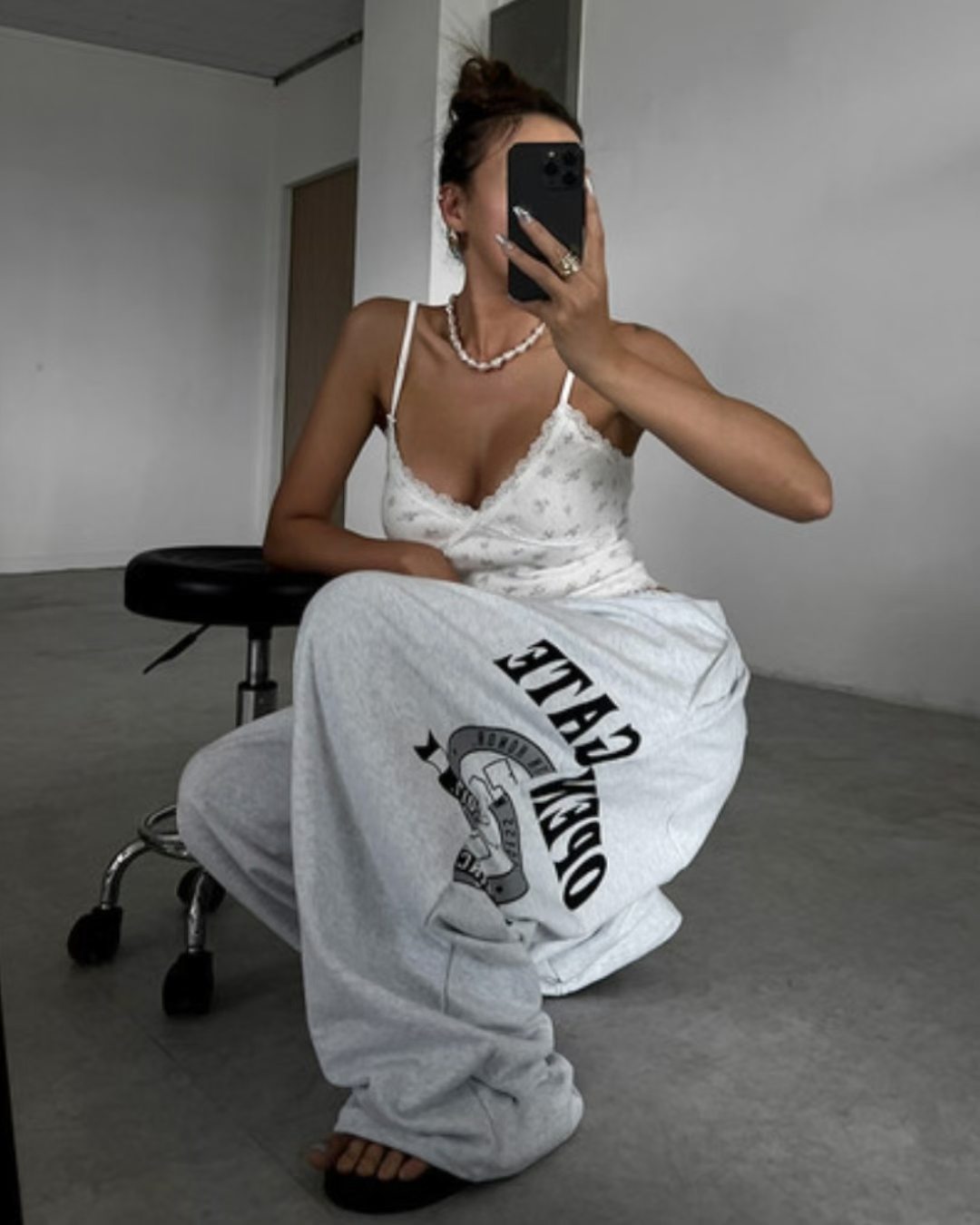 Logo Wide Sweatpants