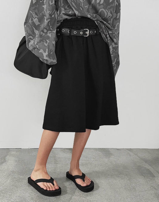 Cross Belt Bermuda Shorts