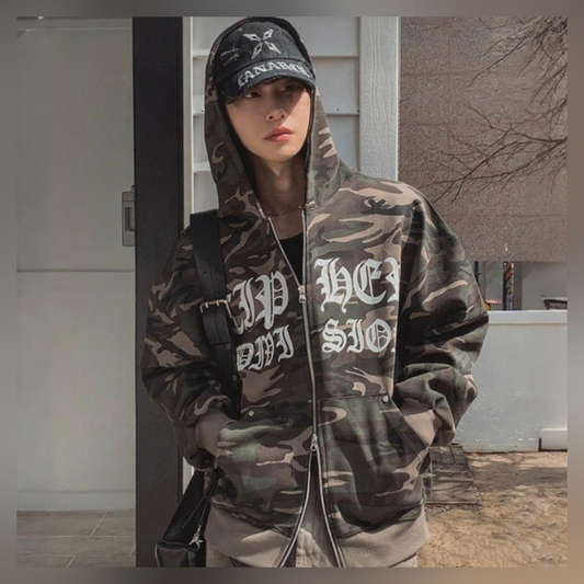 Camo Fur-Hood Parka